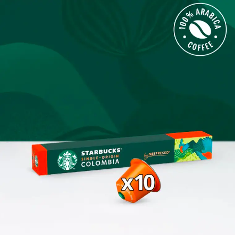 PACK 12 CAJAS (120 CÁPSULAS) STARBUCKS BY NESPRESSO SINGLE ORIGIN COLOMBIA - $4.165 POR CAJA (VENCE: 23-07-26) 2