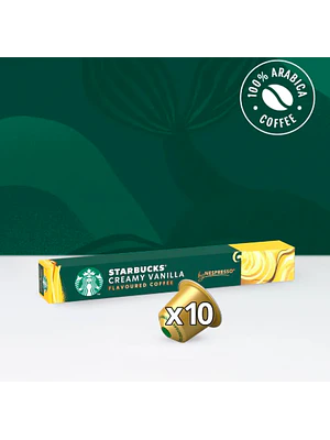 PACK 12 CAJAS (120 CÁPSULAS) STARBUCKS BY NESPRESSO CREAMY VANILLA - $4.165 POR CAJA (VENCE: 22-07-26)