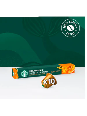 PACK 12 CAJAS (120 CÁPSUAS) STARBUCKS BY NESPRESSO SMOOTH CARAMEL - $4.165 POR CAJA (VENCE: 23-08-26)