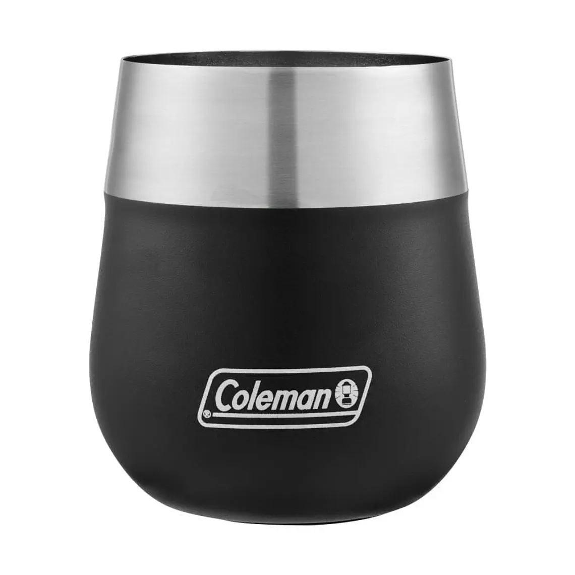 VASO DE ACERO INOXIDABLE COLEMAN CLARET 384ML NEGRO 1