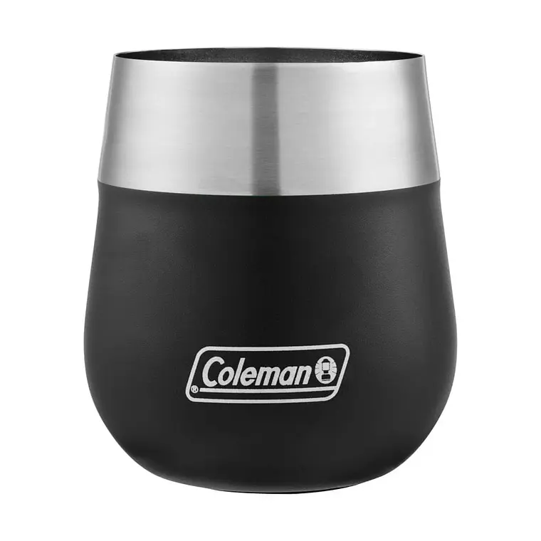 VASO DE ACERO INOXIDABLE COLEMAN CLARET 384ML NEGRO 1