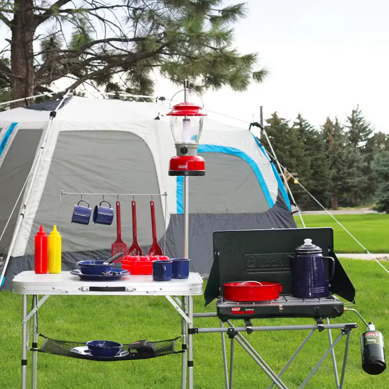 MESA DE COCINA PARA CAMPING PLEGABLE COLEMAN 5