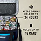 SOFT COOLER COLEMAN XPAND 16 LATAS AZUL - Miniatura 5
