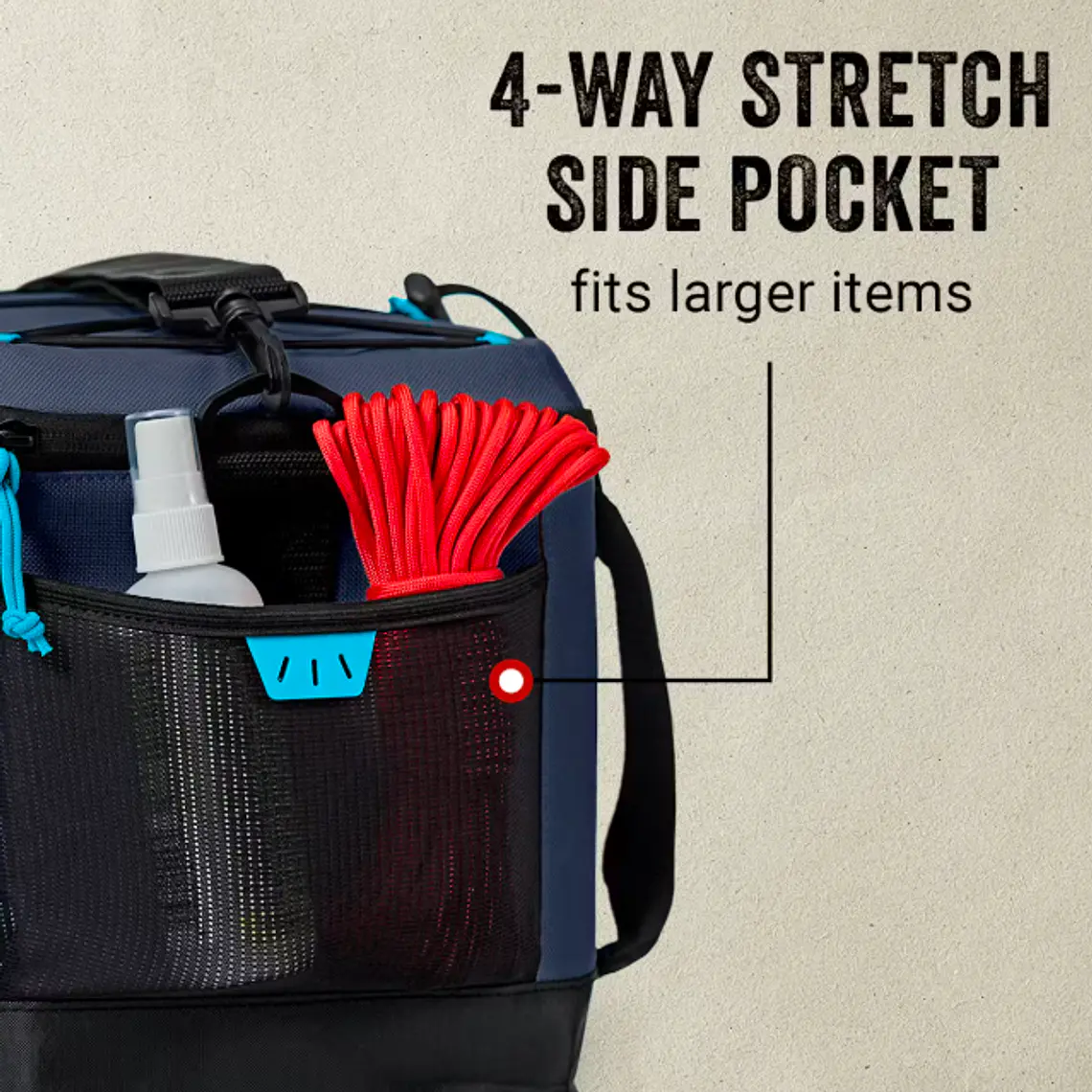 SOFT COOLER COLEMAN XPAND 16 LATAS AZUL 6
