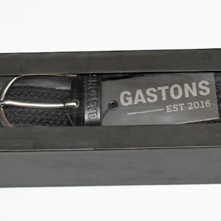 CINTURÓN ELASTICADO TRENZADO NEGRO S/M 3