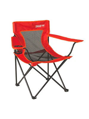 SILLA QUAD CON APOYABRAZOS ROJA