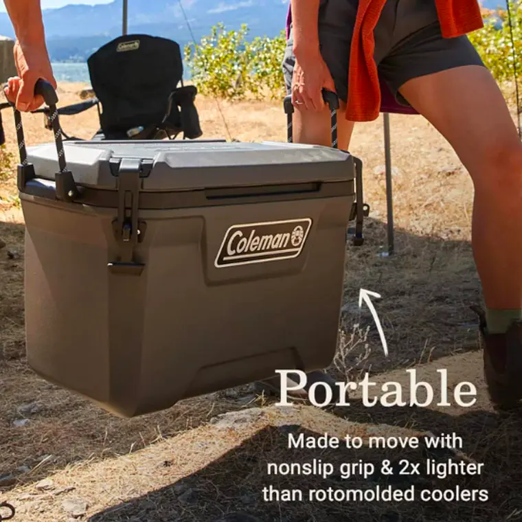 COOLER COLEMAN CONVOY 55QT/52LTS NEGRO 5