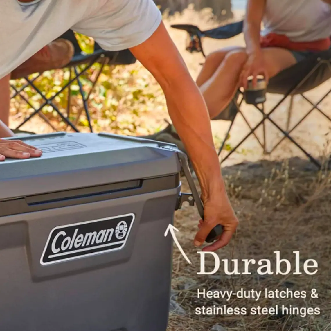 COOLER COLEMAN CONVOY 55QT/52LTS NEGRO 6