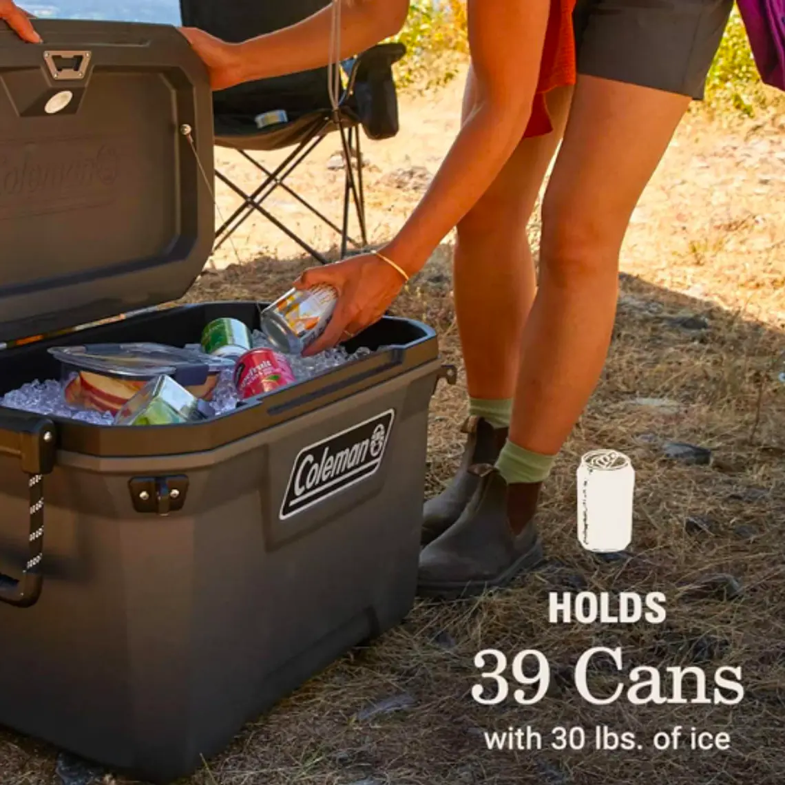 COOLER COLEMAN CONVOY 55QT/52LTS NEGRO 7