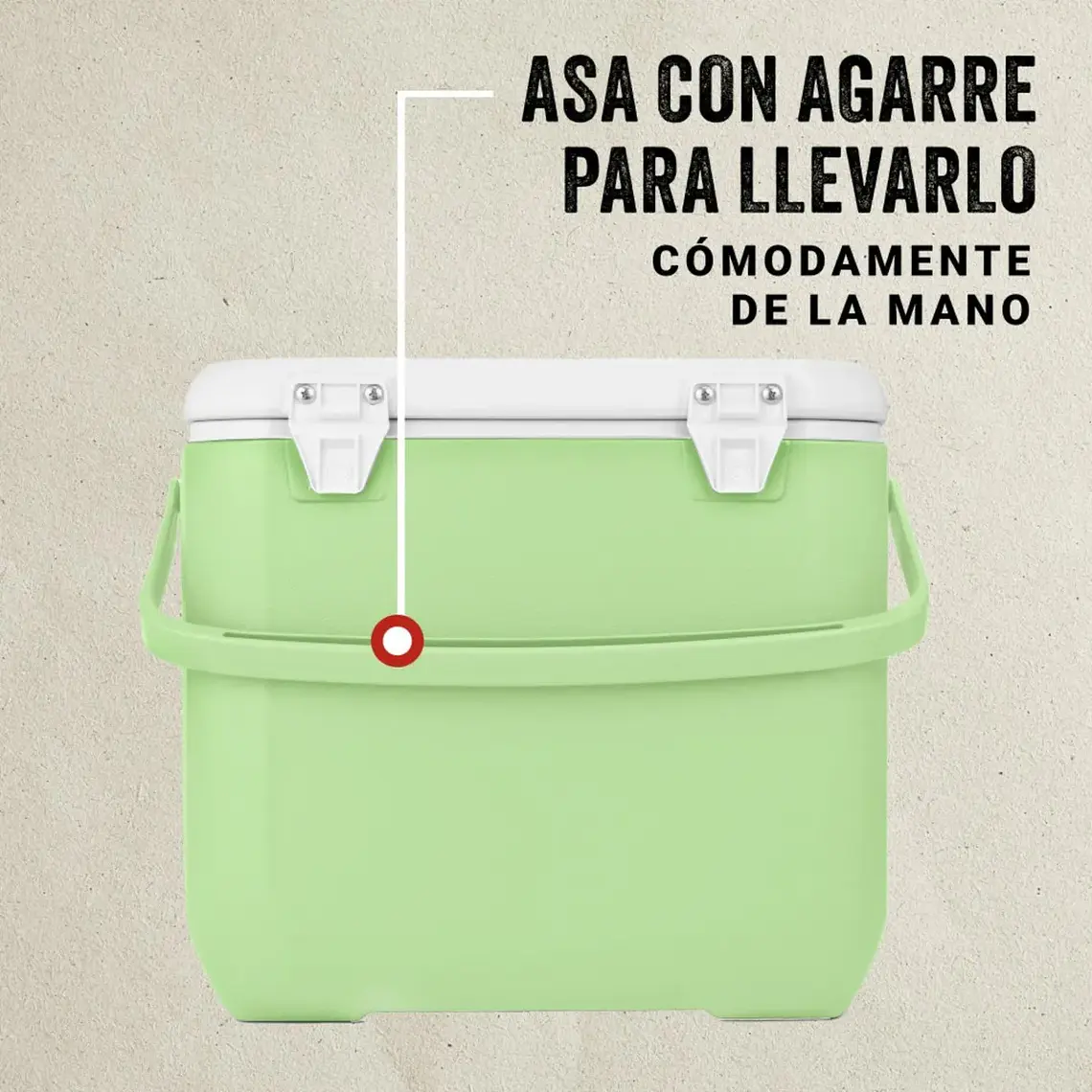 COOLER COLEMAN CHILLER 30QT/28LTS VERDE CLARO 4