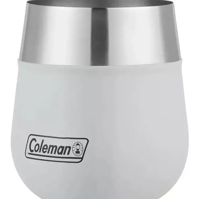 VASO DE ACERO INOXIDABLE COLEMAN CLARET 384ML BLANCO 3