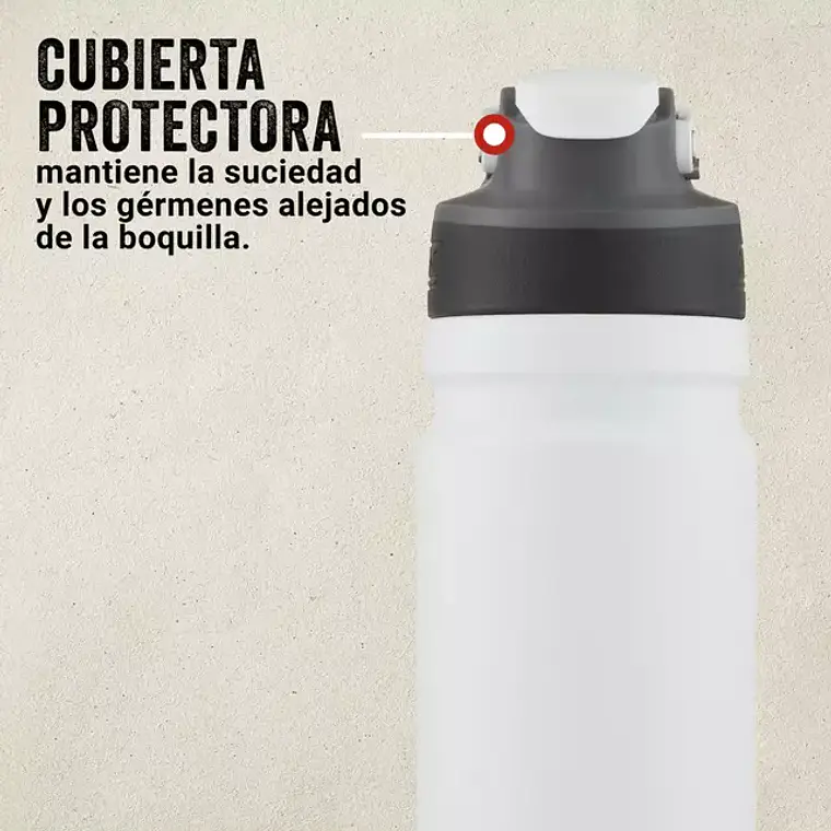 BOTELLA COLEMAN FREEFLOW 700ML BLANCO 4