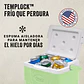 COOLER COLEMAN CHILLER 9QT/9LTS VERDE CLARO - Miniatura 2