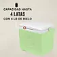 COOLER COLEMAN CHILLER 9QT/9LTS VERDE CLARO - Miniatura 3
