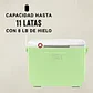 COOLER COLEMAN CHILLER 16QT/15LTS VERDE CLARO - Miniatura 3
