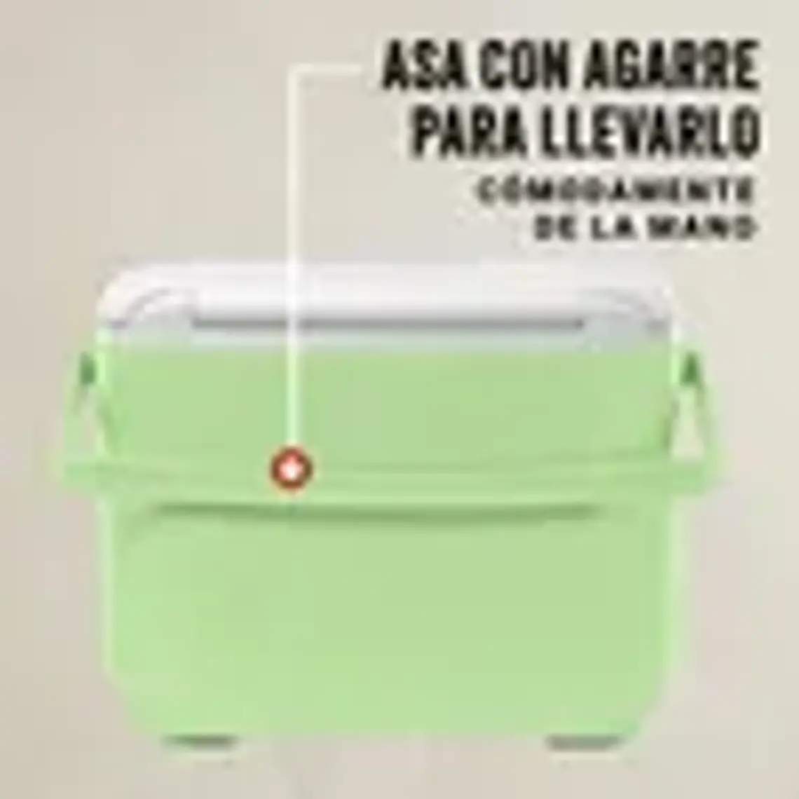 COOLER COLEMAN CHILLER 16QT/15LTS VERDE CLARO 4