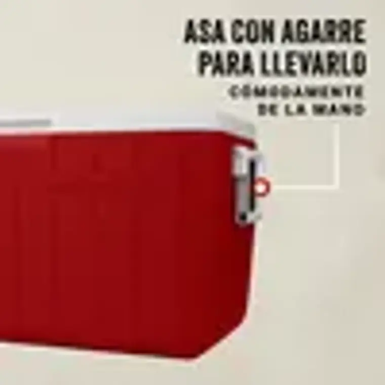 COOLER COLEMAN CHILLER 48QT/45LTS ROJO 3