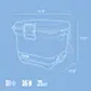 COOLER COLEMAN PRO 25QT/24QT BLUE SKY - Miniatura 7