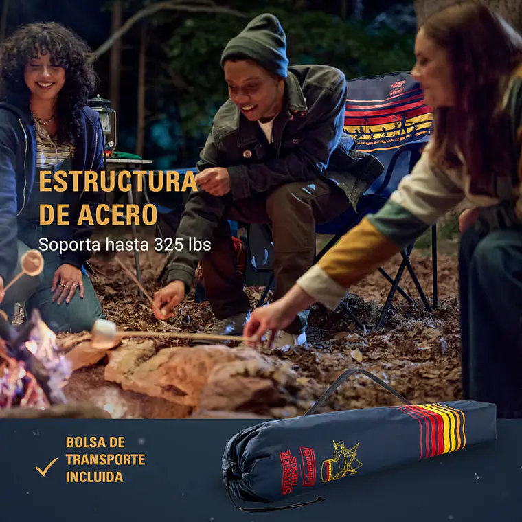 SILLA CON COOLER COLEMAN STRANGER THINGS   6