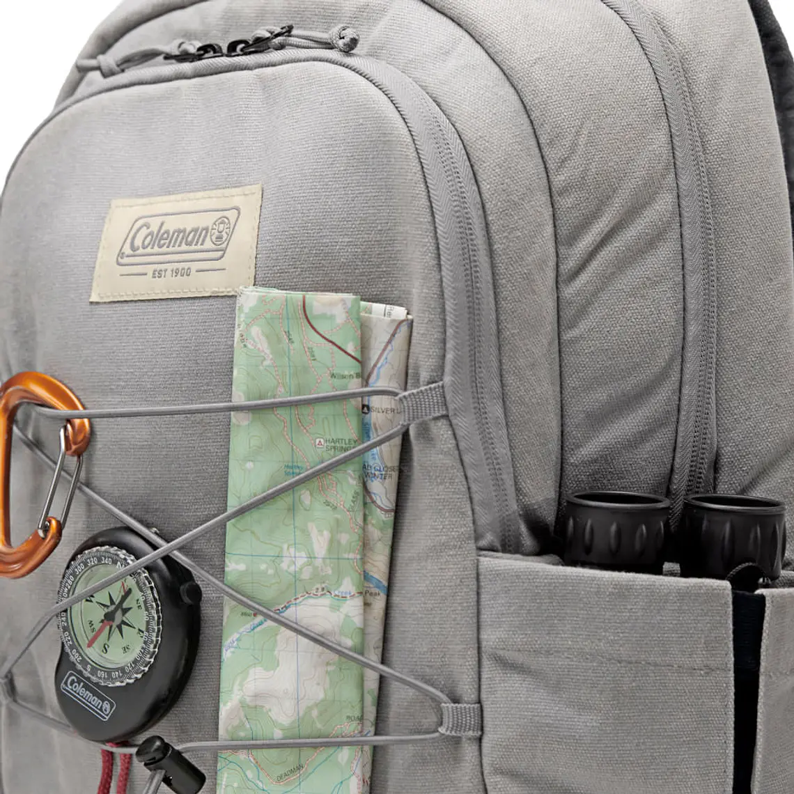 MOCHILA COOLER COLEMAN BACKROADS 30 LATAS  GRIS 11