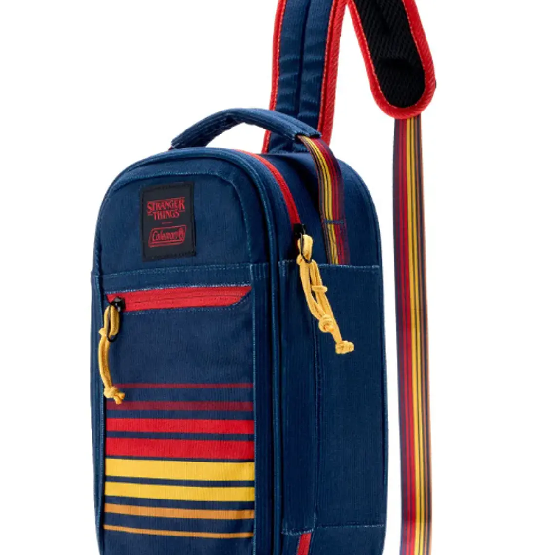 BOLSO COOLER COLEMAN STRANGER THINGS 6 LATAS  NAVY STRIPE 1