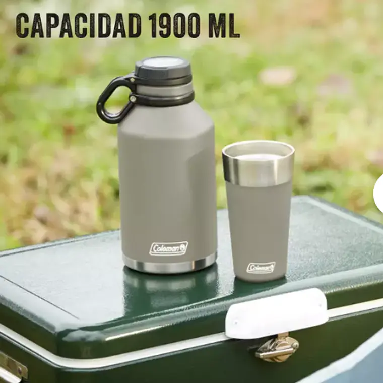 BOTELLA COLEMAN GROWLER VERDE 1900ML (27.50 x 16 x 12.49 cm) 6