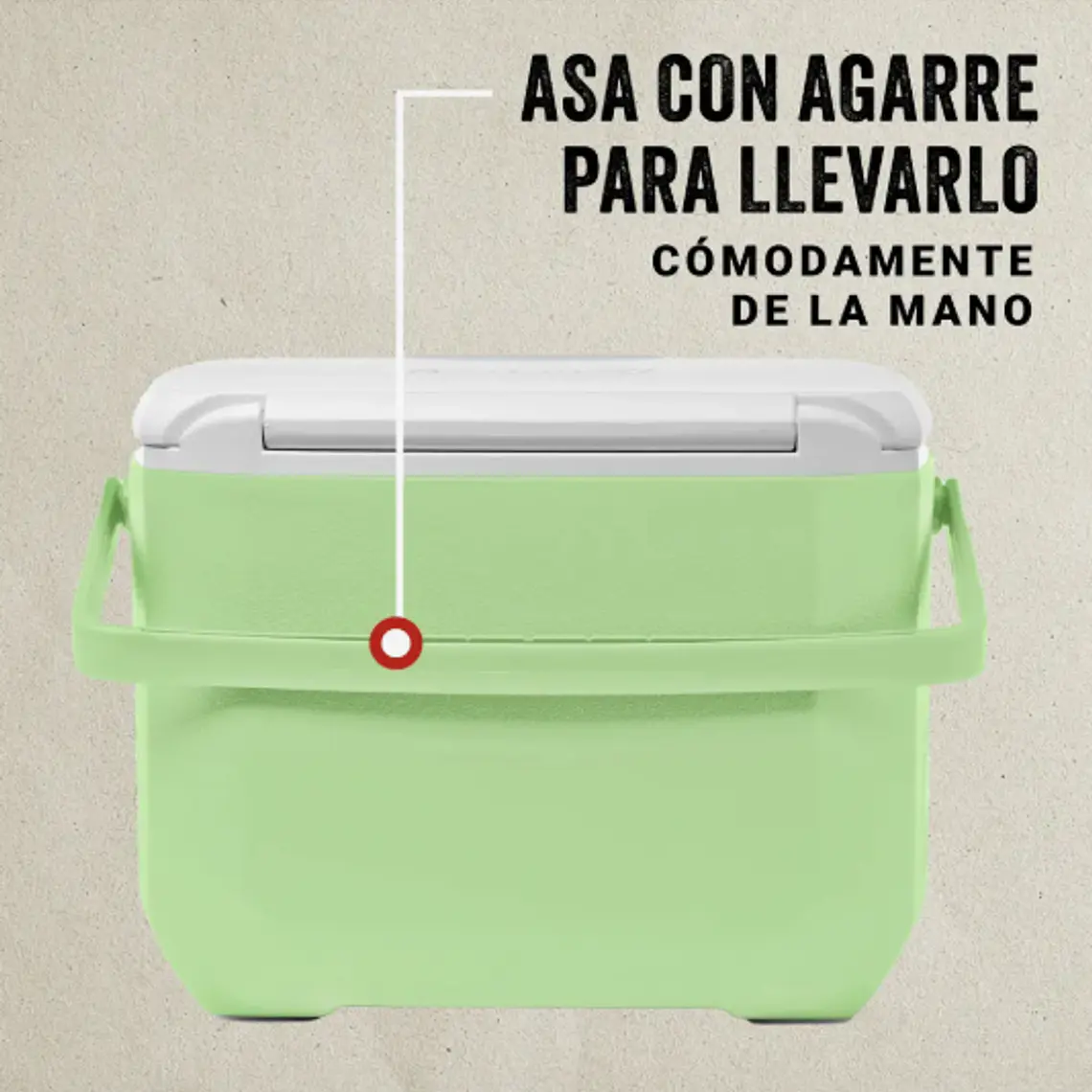 COOLER COLEMAN CHILLER 16QT/15LTS VERDE CLARO (27.3 x 39.37 x 30.48 cm) 2