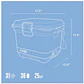 COOLER COLEMAN PRO 25QT/24LT BLUE SKY (43.99 x 34.49 x 44.5 cm) - Miniatura 5