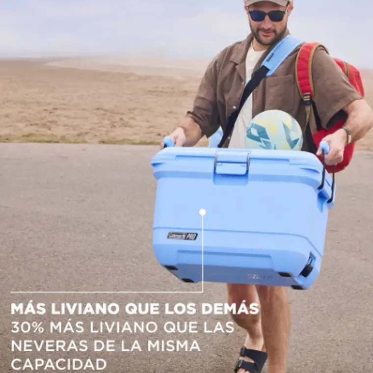 COOLER COLEMAN PRO 45QT/43LTS BLUE SKY (43.61  x 41.6 x 62.3 cm) 4