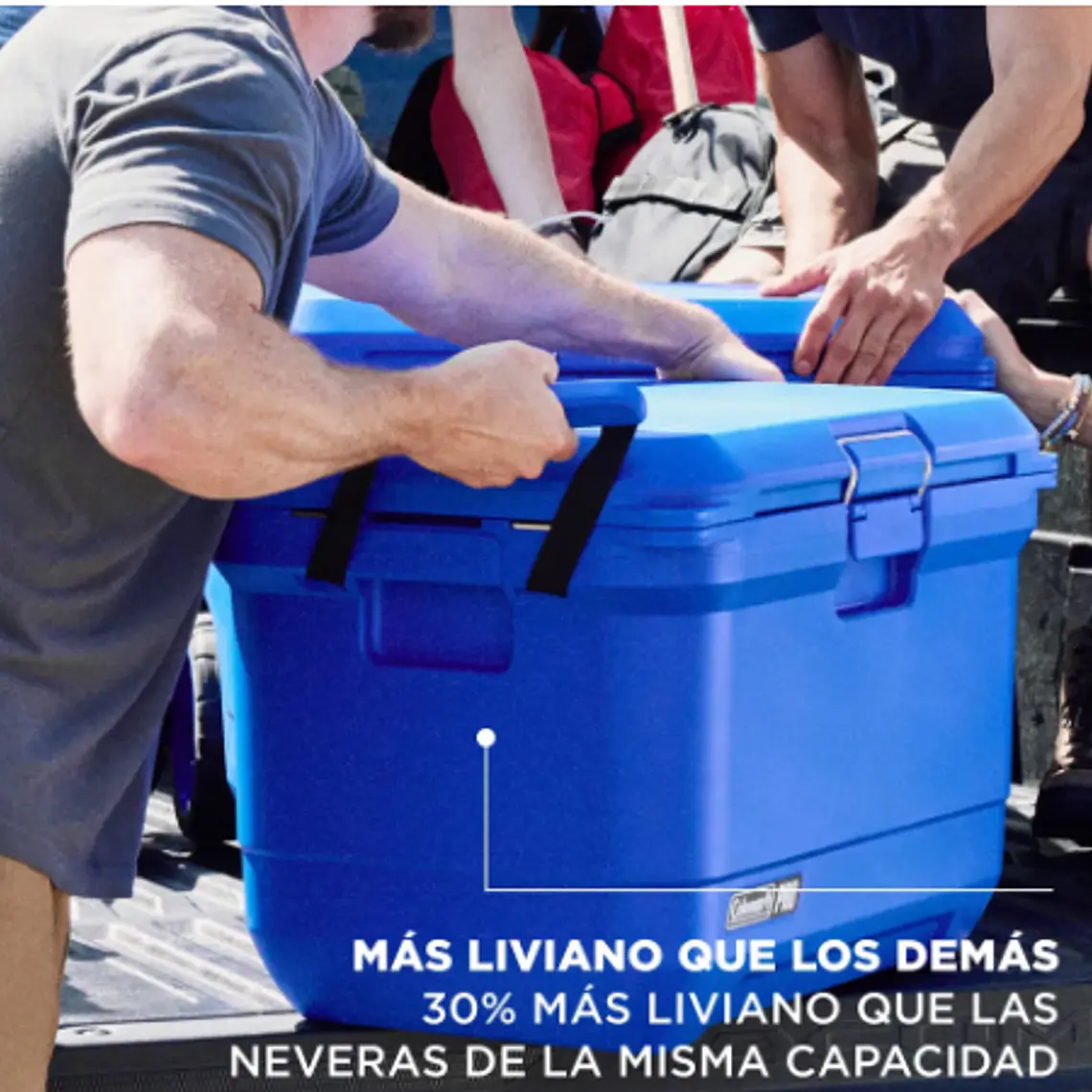 COOLER COLEMAN PRO 45QT/43LTS NEPTUNE (43.61 x 41.6 x 62.3 cm) 4