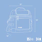 SOFT COOLER COLEMAN PRO 24 LATAS BLUE SKY  - Miniatura 2