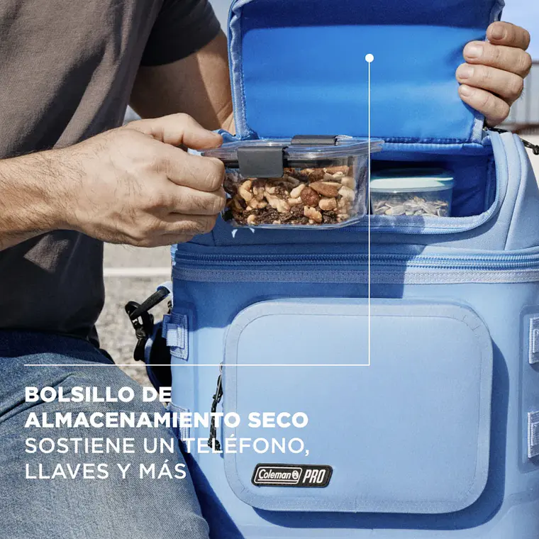 SOFT COOLER COLEMAN PRO 24 LATAS BLUE SKY  4