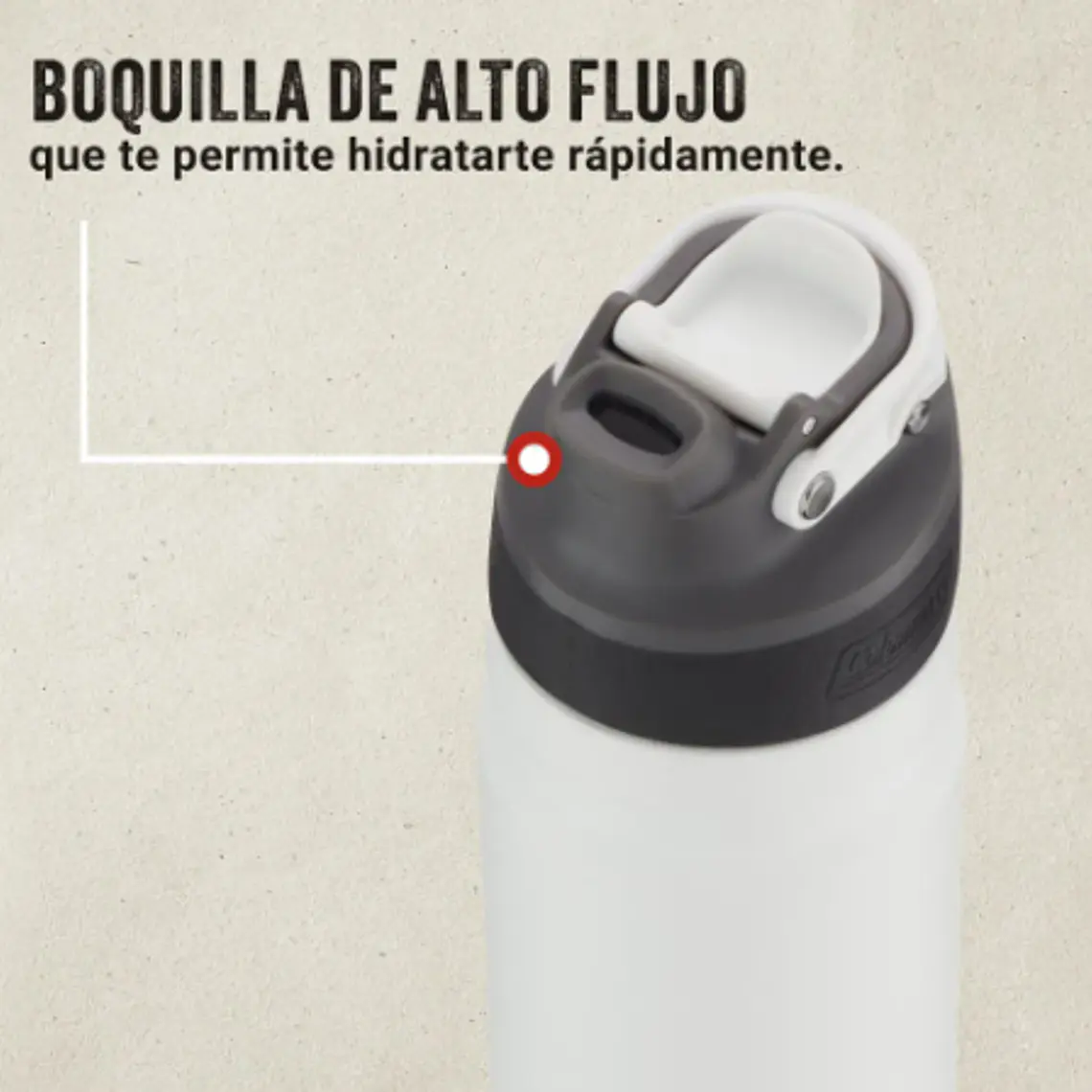 BOTELLA COLEMAN FREEFLOW BLANCO 700ML (26.77 x 7.49 x 7.49 cm) 4