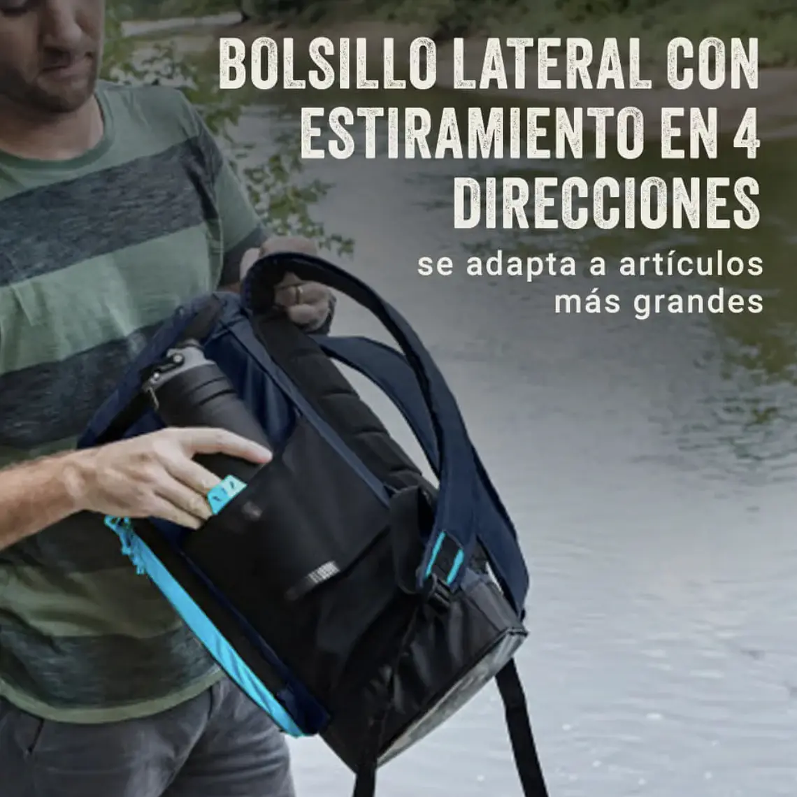 SOFT COOLER COLEMAN XPAND AZUL BLUENIGHTS 30 LATAS (20. 32 x 27.94 x 41.91 cm) 9