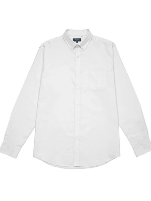 CAMISA OXFORD MANGA LARGA BLANCO B FOR B