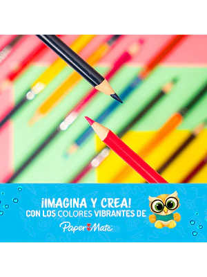  LAPICES DOBLE PUNTA 12 COLORES/3.0MM 