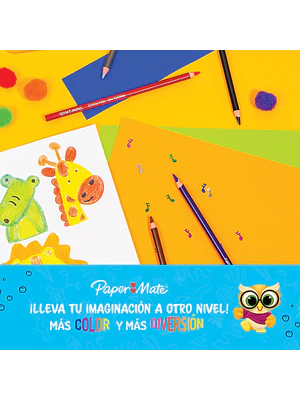  LAPIZ PALO 36 UNIDADES PUNTA REDONDA/48 COLORES 