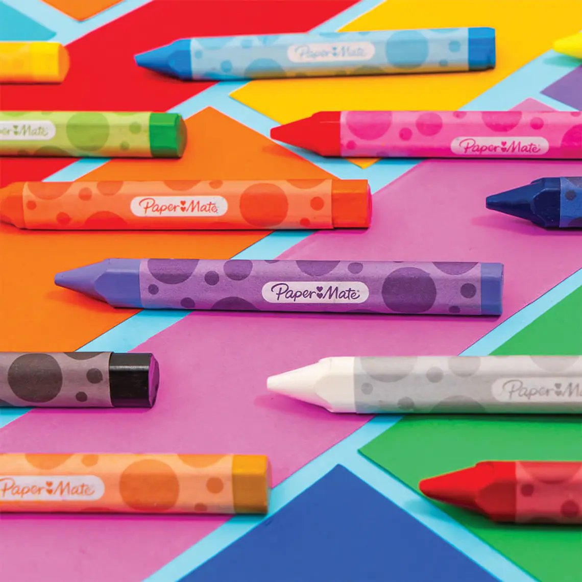 CRAYON TRIANGULAR GRUESO PAPER MATE / 24 UNIDADES 3