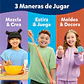 MASA ELMER'S DOUGH STRETCH N CREATE / KIT COMIDA - Miniatura 3