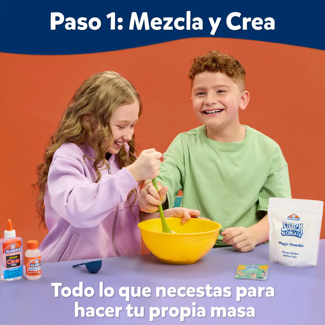 MASA ELMER'S DOUGH STRETCH N CREATE / KIT COMIDA 5