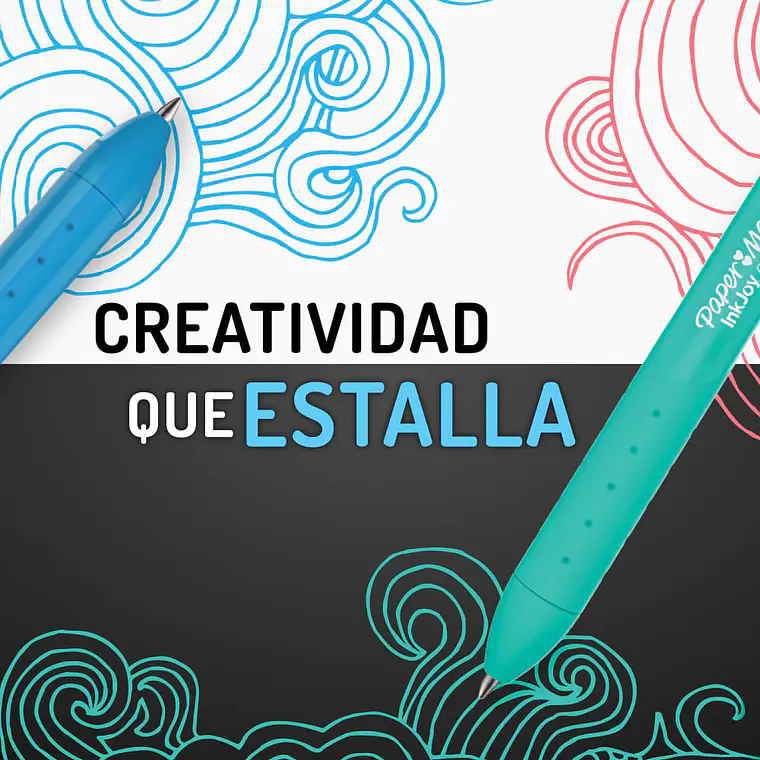 PAPER MATE INKJOY GEL / COLORES BRILLANTES / SURTIDOS / 3U 3