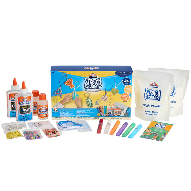 ELMER'S STRETCH N CREATE / LLAVEROS / KIT / 18 UN 2