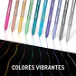 PAPER MATE INKJOY GEL METÁLICO / 0.7MM / SET 6 COLORES - Miniatura 5