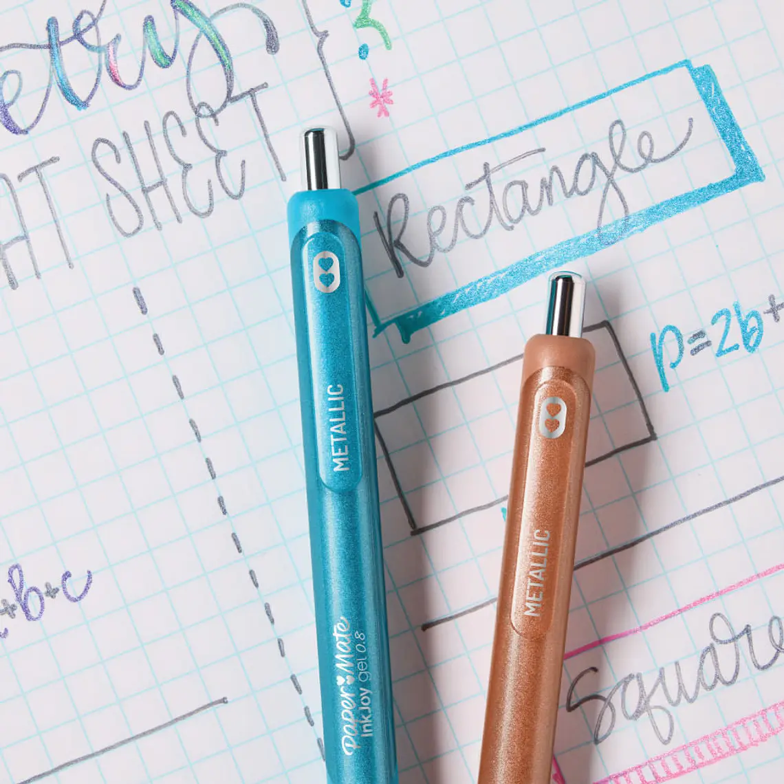 PAPER MATE INKJOY GEL METÁLICO / 0.7MM / SET 6 COLORES 6