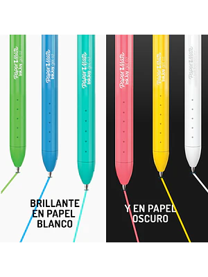 PAPER MATE INKJOY GEL BRIGHT COLORES SURTIDOS / 10 UN