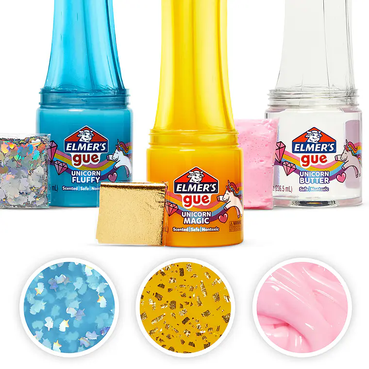 ELMER’S SLIME PREPARADO UNICORNIO / 3 UN 6