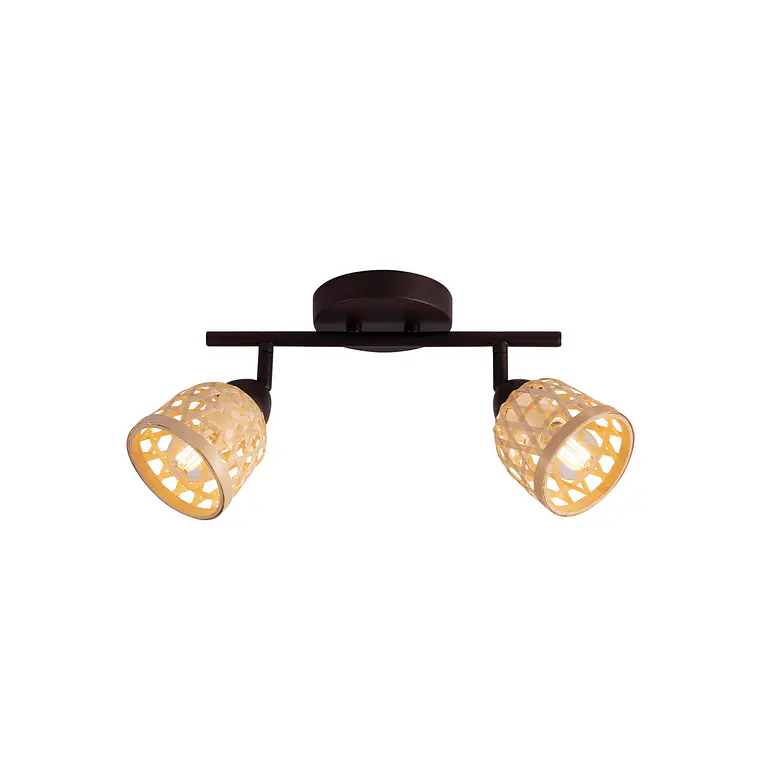 FOCO SOBREPUESTO MAVAT NATURAL 2 LUCES 1