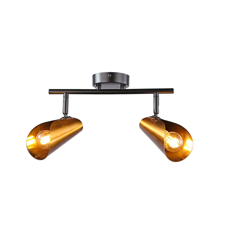 FOCO SOBREPUESTO 2 LUCES ROSSI ANTIQUE 1