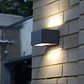 APLIQUE GEMINI 1891S 9W LUZ BLANCO NEUTRO GRAFITO - Miniatura 2
