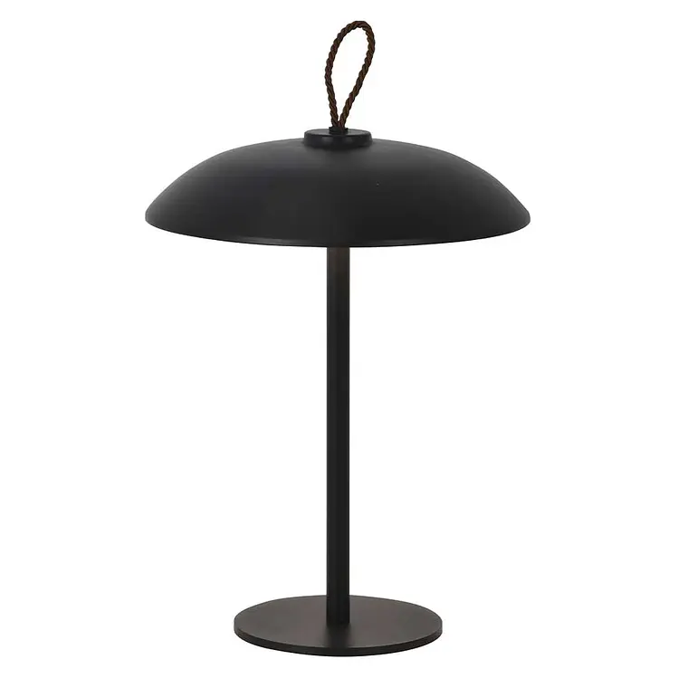 LÁMPARA DE MESA PIZEL RECARGABLE DIMEABLE NEGRA 1